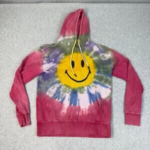 Chinatown Market X Smiley Men's Medium Hoodie Tie Dye Urban Outfitters Jacket